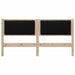 Tăblie tapițată cu headboard Maro 150 cm Lemn de pin masiv - WALTI WALTI