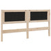 Tăblie tapițată cu headboard Maro 150 cm Lemn de pin masiv - WALTI WALTI