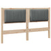 Tăblie tapițată cu headboard Maro 140 cm Lemn de pin masiv - WALTI WALTI
