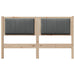 Tăblie tapițată cu headboard Maro 140 cm Lemn de pin masiv - WALTI WALTI
