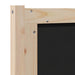 Tăblie tapițată cu headboard Maro 140 cm Lemn de pin masiv - WALTI WALTI