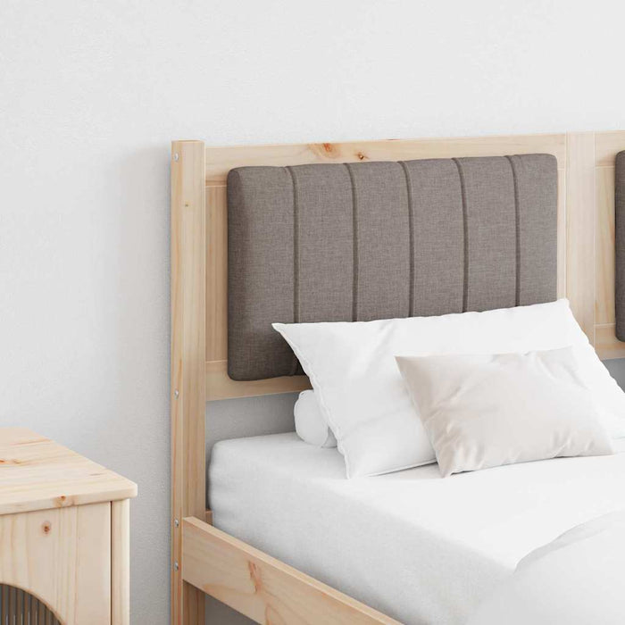 Tăblie tapițată cu headboard Maro 140 cm Lemn de pin masiv - WALTI WALTI