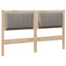 Tăblie tapițată cu headboard Maro 140 cm Lemn de pin masiv - WALTI WALTI
