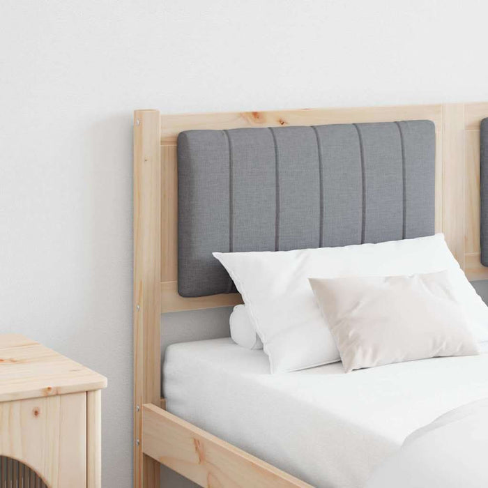Tăblie tapițată cu headboard Maro 135 cm Lemn de pin masiv - WALTI WALTI