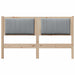 Tăblie tapițată cu headboard Maro 135 cm Lemn de pin masiv - WALTI WALTI