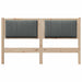 Tăblie tapițată cu headboard Maro 135 cm Lemn de pin masiv - WALTI WALTI