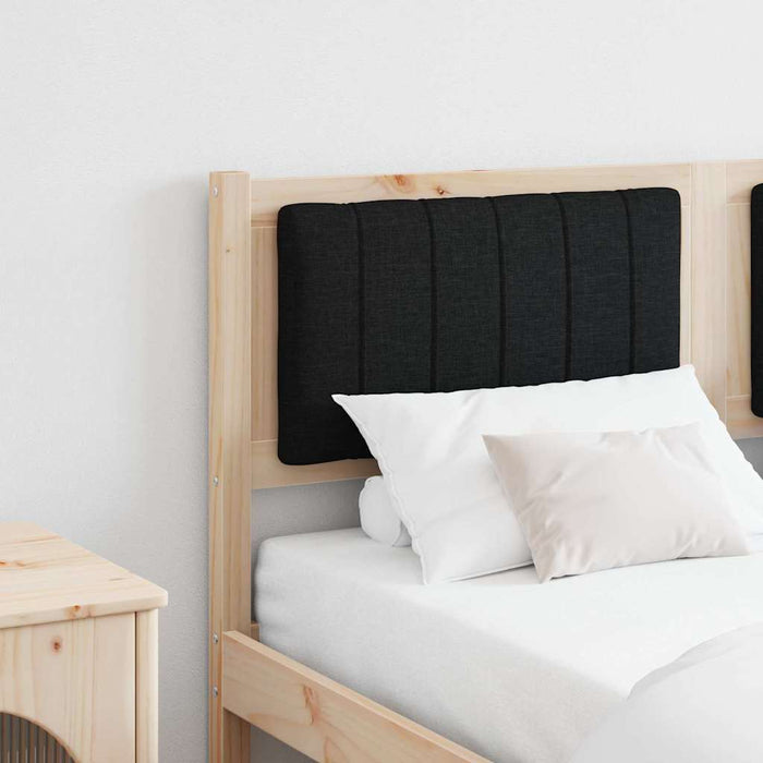Tăblie tapițată cu headboard Maro 135 cm Lemn de pin masiv - WALTI WALTI
