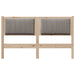 Tăblie tapițată cu headboard Maro 135 cm Lemn de pin masiv - WALTI WALTI