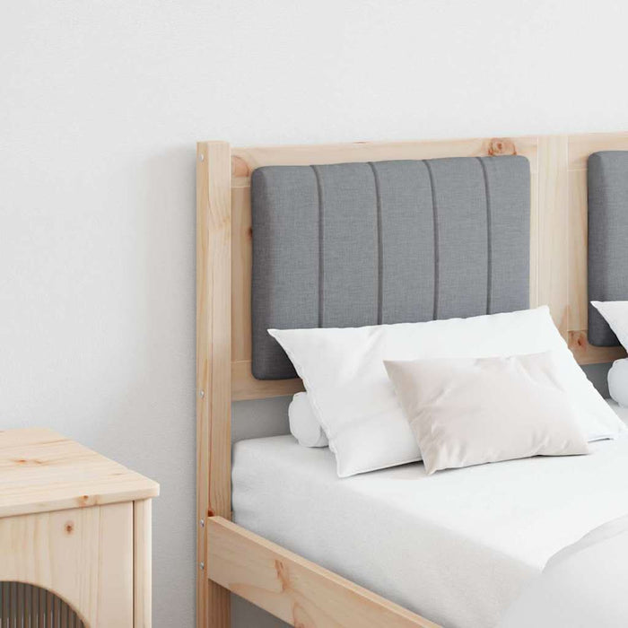 Tăblie tapițată cu headboard Maro 120 cm Lemn de pin masiv - WALTI WALTI