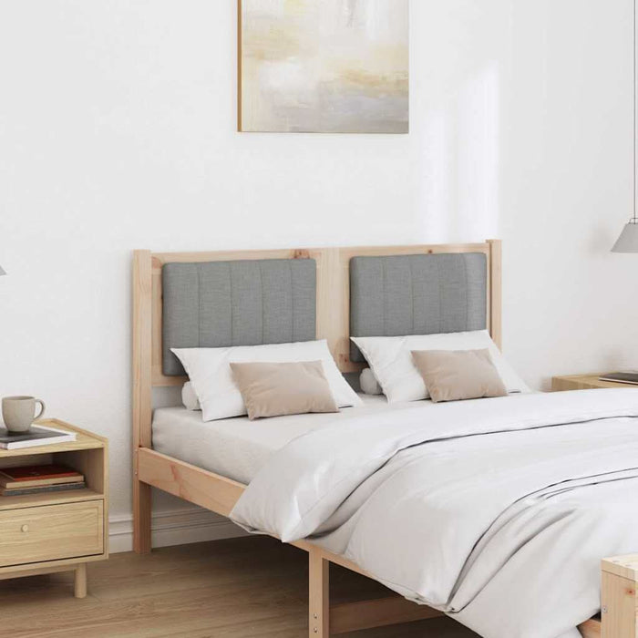 Tăblie tapițată cu headboard Maro 120 cm Lemn de pin masiv - WALTI WALTI