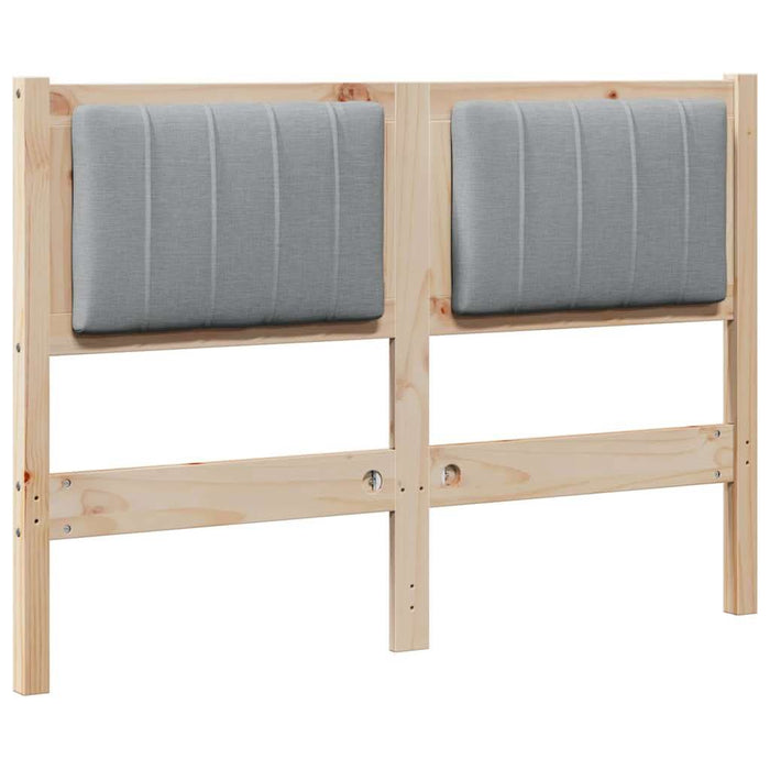 Tăblie tapițată cu headboard Maro 120 cm Lemn de pin masiv - WALTI WALTI