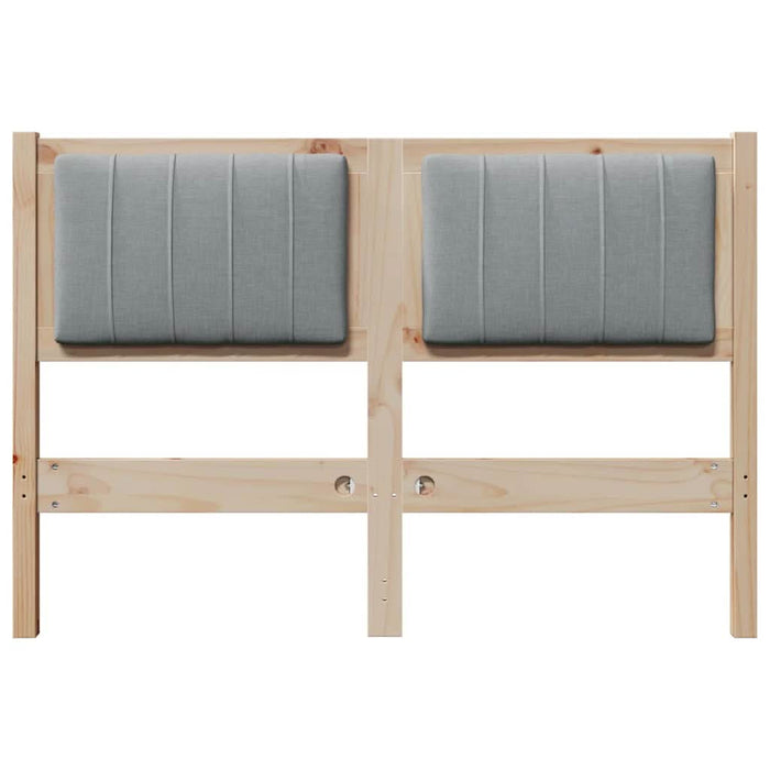 Tăblie tapițată cu headboard Maro 120 cm Lemn de pin masiv - WALTI WALTI