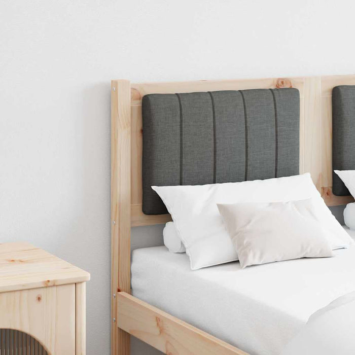 Tăblie tapițată cu headboard Maro 120 cm Lemn de pin masiv - WALTI WALTI