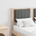 Tăblie tapițată cu headboard Maro 120 cm Lemn de pin masiv - WALTI WALTI