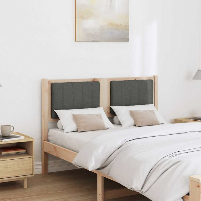 Tăblie tapițată cu headboard Maro 120 cm Lemn de pin masiv - WALTI WALTI