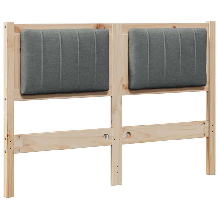 Tăblie tapițată cu headboard Maro 120 cm Lemn de pin masiv - WALTI WALTI