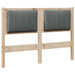 Tăblie tapițată cu headboard Maro 120 cm Lemn de pin masiv - WALTI WALTI