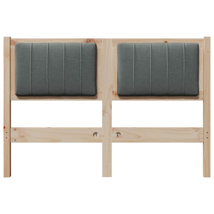 Tăblie tapițată cu headboard Maro 120 cm Lemn de pin masiv - WALTI WALTI