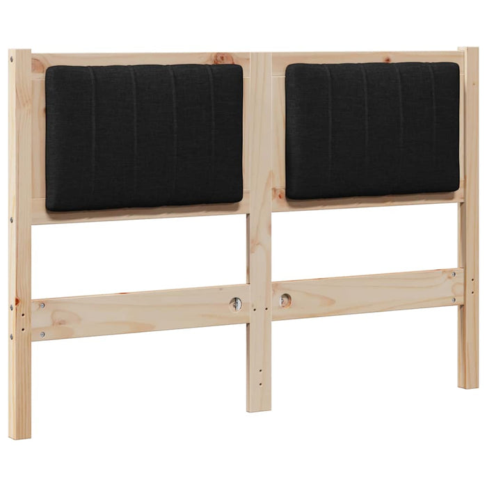 Tăblie tapițată cu headboard Maro 120 cm Lemn de pin masiv - WALTI WALTI