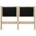 Tăblie tapițată cu headboard Maro 120 cm Lemn de pin masiv - WALTI WALTI