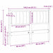 Tăblie tapițată cu headboard Maro 120 cm Lemn de pin masiv - WALTI WALTI