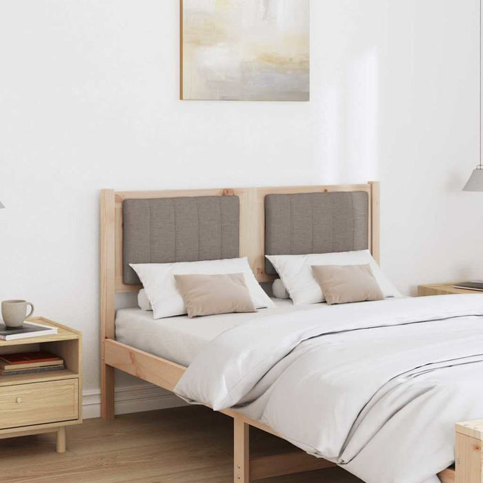Tăblie tapițată cu headboard Maro 120 cm Lemn de pin masiv - WALTI WALTI