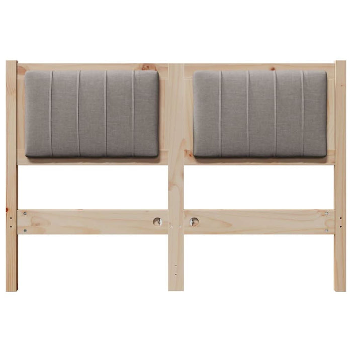 Tăblie tapițată cu headboard Maro 120 cm Lemn de pin masiv - WALTI WALTI