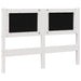 Tăblie tapițată cu headboard Alb 120 cm Lemn de pin masiv - WALTI WALTI