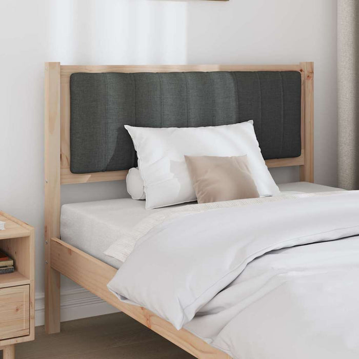 Tăblie tapițată cu headboard Maro 100 cm Lemn de pin masiv - WALTI WALTI