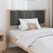 Tăblie tapițată cu headboard Maro 100 cm Lemn de pin masiv - WALTI WALTI