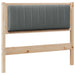 Tăblie tapițată cu headboard Maro 100 cm Lemn de pin masiv - WALTI WALTI