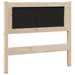 Tăblie tapițată cu headboard Maro 100 cm Lemn de pin masiv - WALTI WALTI