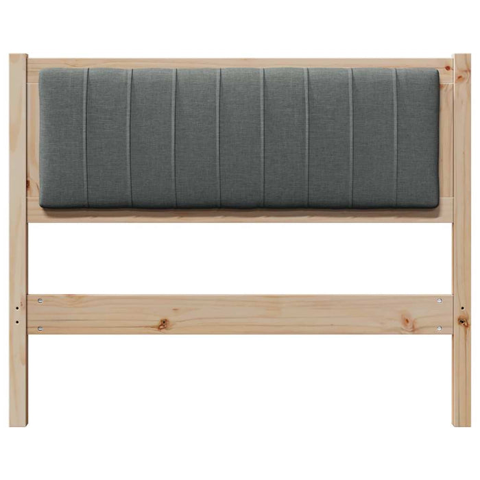Tăblie tapițată cu headboard Maro 100 cm Lemn de pin masiv - WALTI WALTI