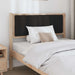 Tăblie tapițată cu headboard Maro 100 cm Lemn de pin masiv - WALTI WALTI
