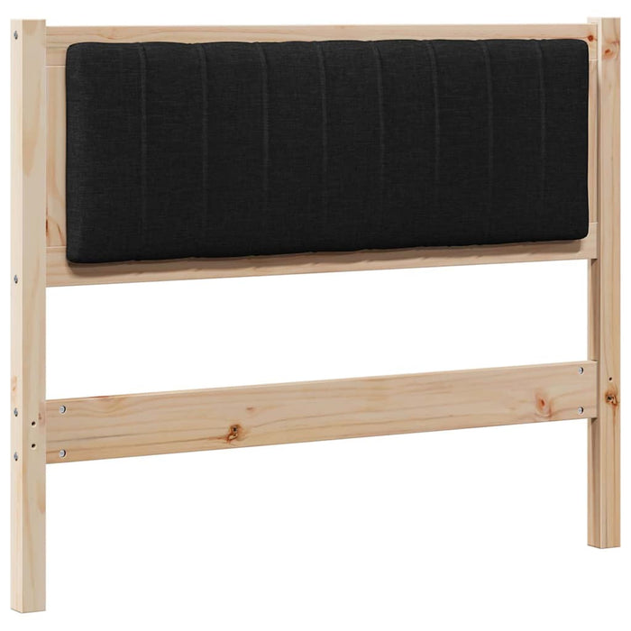 Tăblie tapițată cu headboard Maro 100 cm Lemn de pin masiv - WALTI WALTI