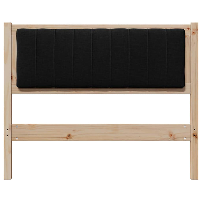 Tăblie tapițată cu headboard Maro 100 cm Lemn de pin masiv - WALTI WALTI