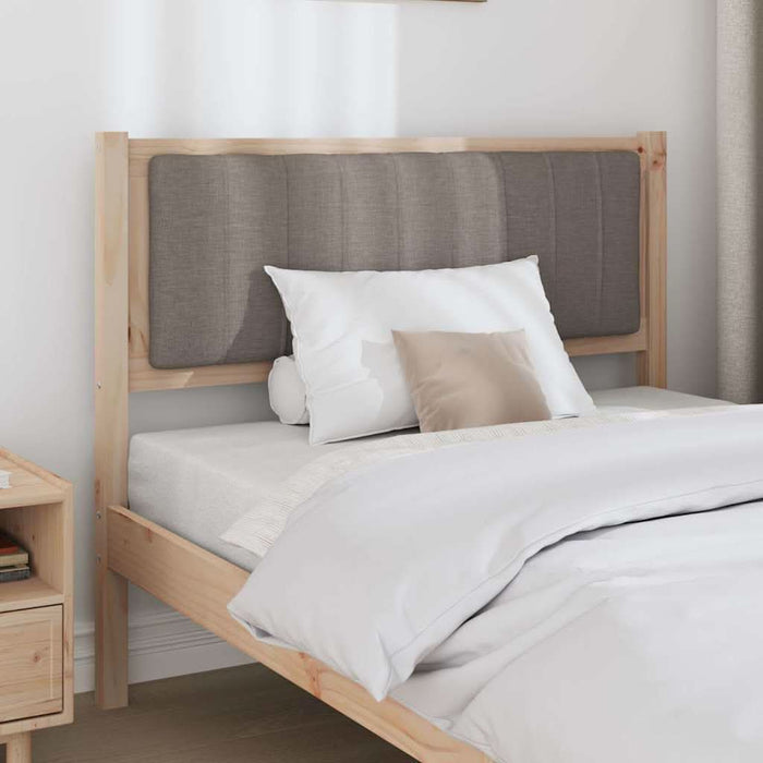 Tăblie tapițată cu headboard Maro 100 cm Lemn de pin masiv - WALTI WALTI