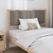 Tăblie tapițată cu headboard Maro 100 cm Lemn de pin masiv - WALTI WALTI