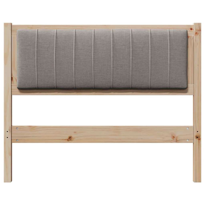 Tăblie tapițată cu headboard Maro 100 cm Lemn de pin masiv - WALTI WALTI