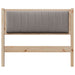 Tăblie tapițată cu headboard Maro 100 cm Lemn de pin masiv - WALTI WALTI