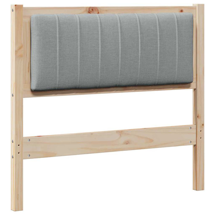 Tăblie tapițată cu headboard Maro 90 cm Lemn de pin masiv - WALTI WALTI
