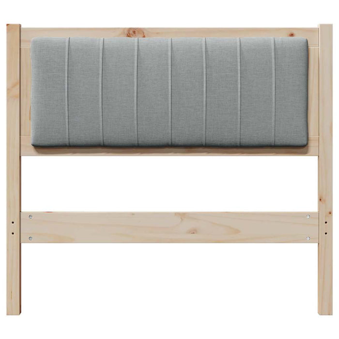 Tăblie tapițată cu headboard Maro 90 cm Lemn de pin masiv - WALTI WALTI