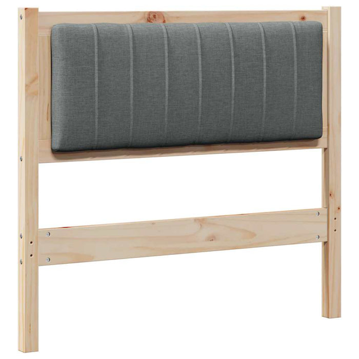 Tăblie tapițată cu headboard Maro 90 cm Lemn de pin masiv - WALTI WALTI
