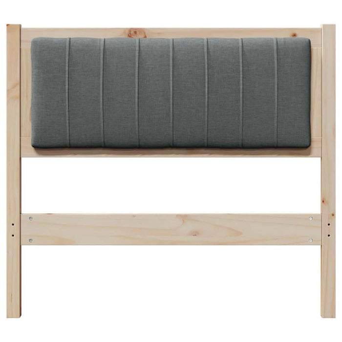 Tăblie tapițată cu headboard Maro 90 cm Lemn de pin masiv - WALTI WALTI