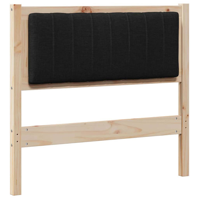 Tăblie tapițată cu headboard Maro 90 cm Lemn de pin masiv - WALTI WALTI
