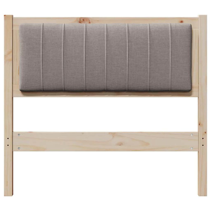 Tăblie tapițată cu headboard Maro 90 cm Lemn de pin masiv - WALTI WALTI