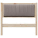 Tăblie tapițată cu headboard Maro 90 cm Lemn de pin masiv - WALTI WALTI