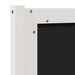 Tăblie tapițată cu headboard Alb 90 cm Lemn de pin masiv - WALTI WALTI