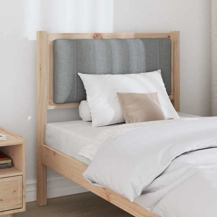 Tăblie tapițată cu headboard Maro 80 cm Lemn de pin masiv - WALTI WALTI