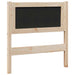 Tăblie tapițată cu headboard Maro 80 cm Lemn de pin masiv - WALTI WALTI